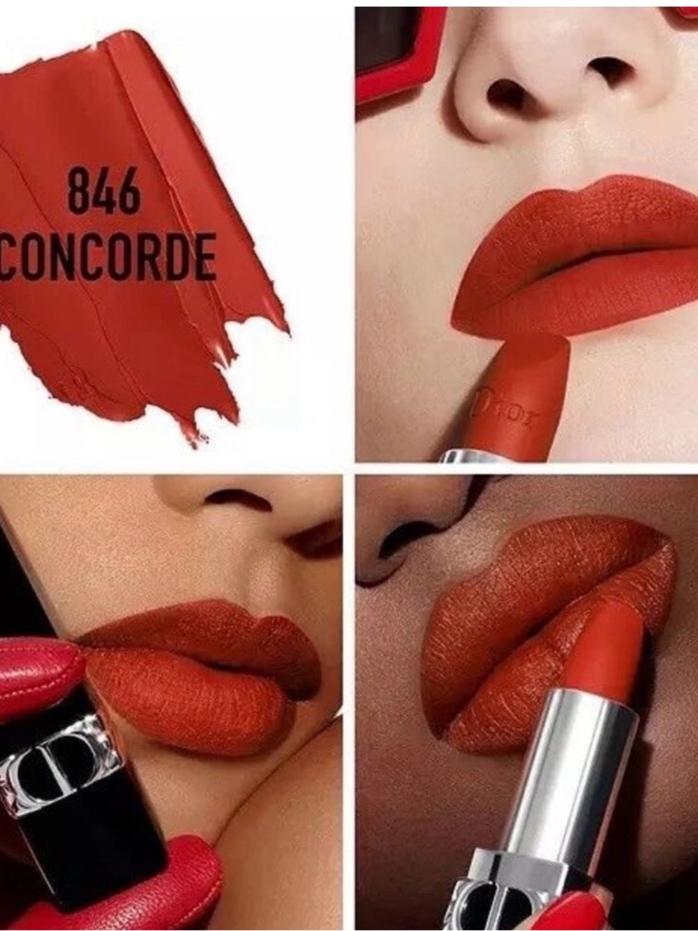 CHRISTIAN DIOR Matte Rouge Concorde Lipstick 846 - Picture 2 of 5